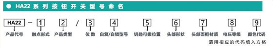 爱可信HA22系列按钮